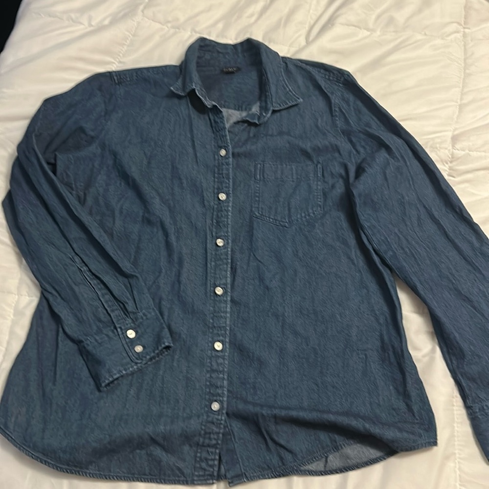 EUC J Crew denim shirt